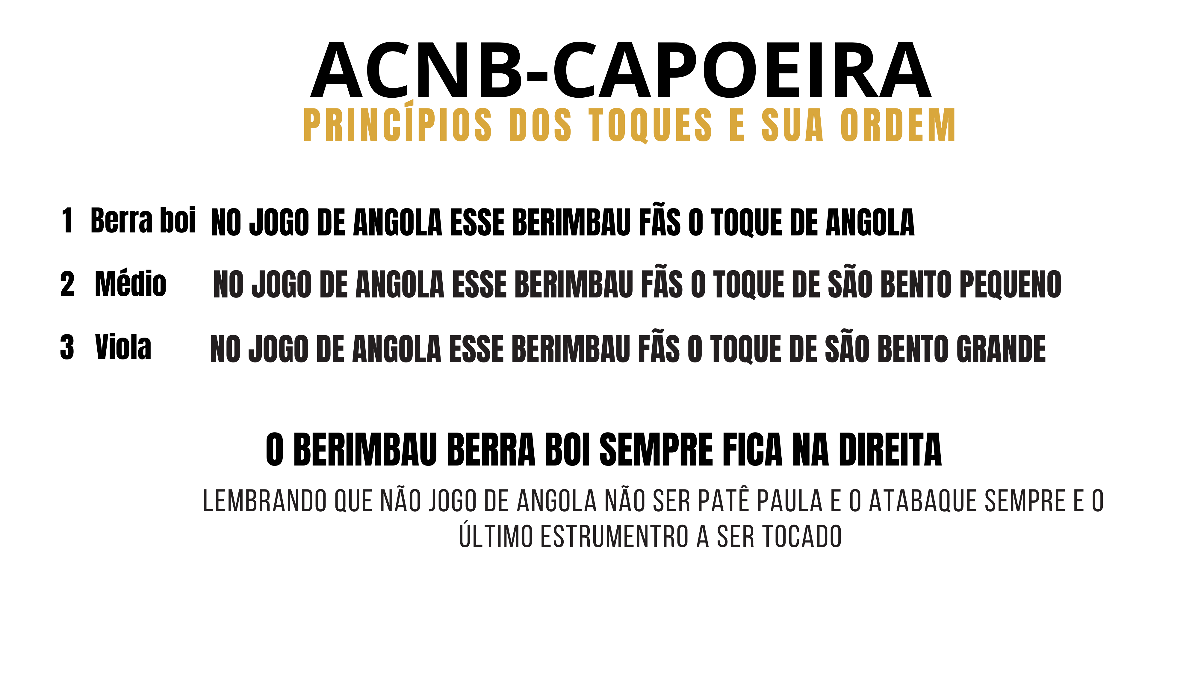 Princípios dos Toques de Angola